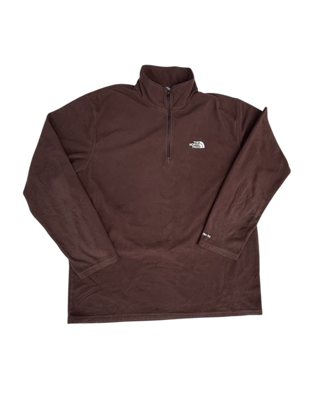 The north face Brown Quarter-Zip Fleece Pullover sweater
